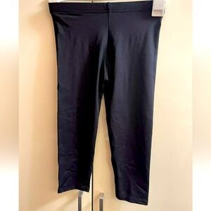 Ellise Ribak black girls stretch leggings Size 8-10 Years
